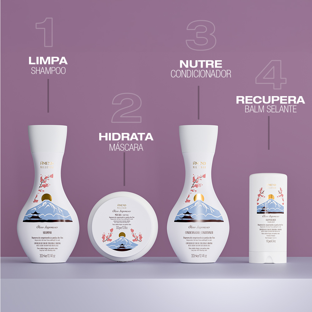 Shampoo Amend Millenar Óleos Japoneses image number 5